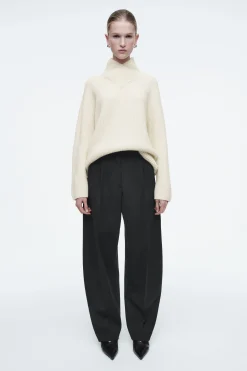 Damen COS Hosen*HOSE AUS WOLL-MIX MIT BARREL-BEIN
