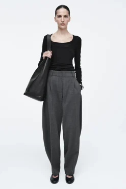 Damen COS Hosen*HOSE AUS WOLL-MIX MIT BARREL-BEIN