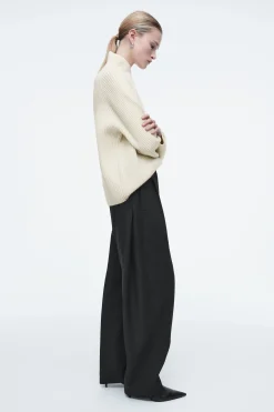 Damen COS Hosen*HOSE AUS WOLL-MIX MIT BARREL-BEIN