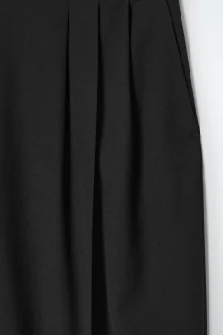 Damen COS Hosen*HOSE AUS WOLL-MIX MIT BARREL-BEIN UND FALTEN