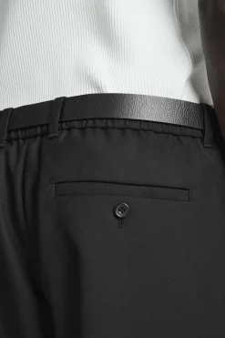Herren COS Hosen*HOSE AUS WOLL-MIX MIT UMSCHLAG