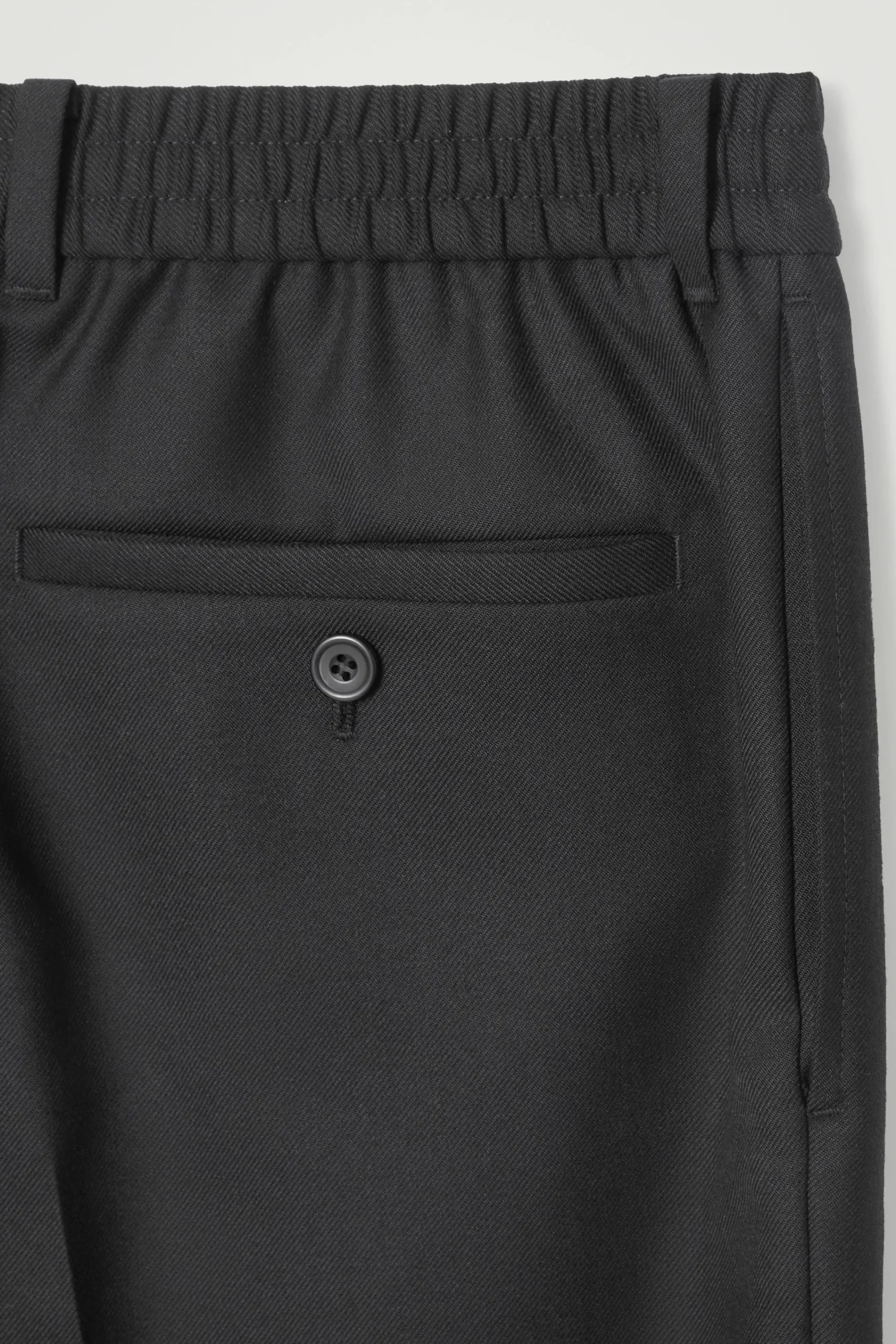Herren COS Hosen*HOSE AUS WOLL-MIX MIT UMSCHLAG