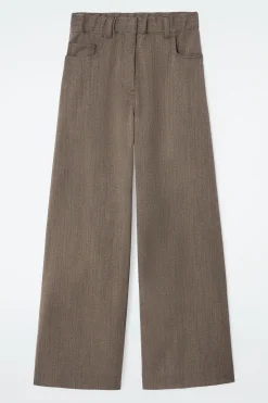 Damen COS Hosen*HOSE AUS WOLL-MIX MIT WEITEM BEIN