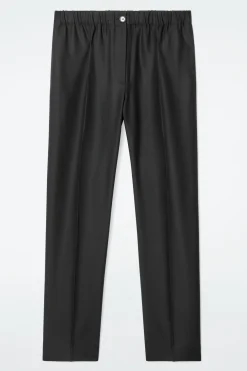 Damen COS Hosen*HOSE MIT GERADEM BEIN UND ELASTISCHEM BUND