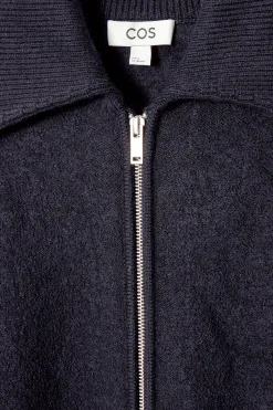 Damen COS Mäntel & Jacken*JACKE AUS GEKOCHTER WOLLE MIT REISSVERSCHLUSS
