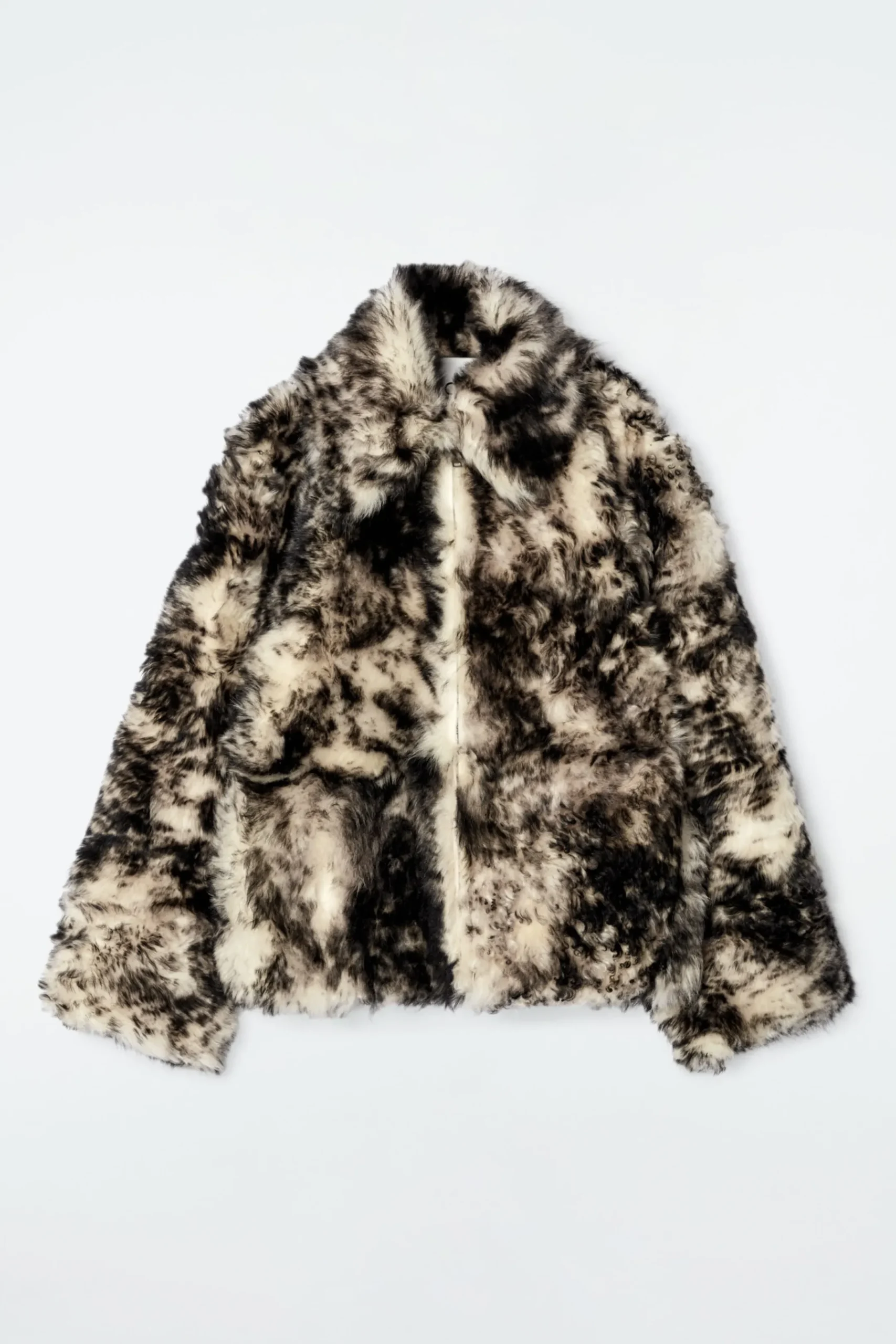Damen COS Mäntel & Jacken*JACKE AUS SHEARLING MIT LEOPARDENMUSTER