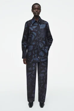 Damen COS Hemden & Blusen | Oberteile*JACQUARD-JEANSHEMD MIT NORMALER PASSFORM