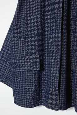 Damen COS Mäntel & Jacken*JEANSJACKE AUS JACQUARD MIT HAHNENTRITTMUSTER