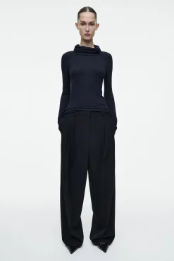 Damen COS Oberteile*JERSEY-OBERTEIL MIT STEHKRAGEN