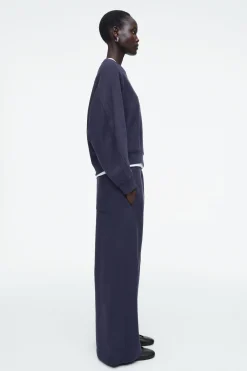 Damen COS Hosen*JOGGINGHOSE AUS GEBÜRSTETER BAUMWOLLE