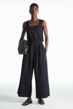 Damen COS Kleider*JUMPSUIT MIT RAFFUNGEN UND RÜCKENAUSSCHNITT