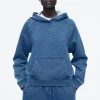 Damen COS Oberteile*KAPUZENPULLOVER AUS JERSEY IM DENIMLOOK