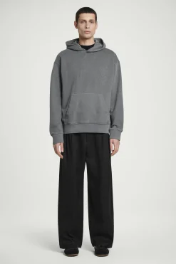 Herren COS Sweatshirts & Kapuzenpullover*KAPUZENPULLOVER AUS VORGEWASCHENEM BAUMWOLLJERSEY