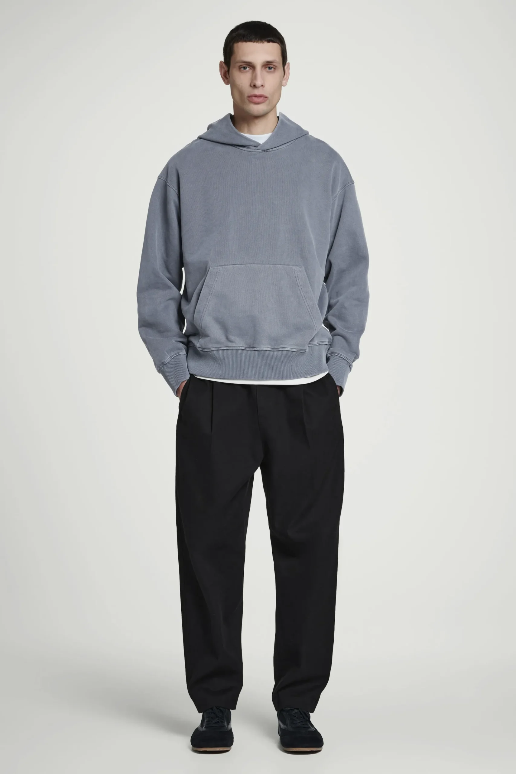 Herren COS Sweatshirts & Kapuzenpullover*KAPUZENPULLOVER AUS VORGEWASCHENEM BAUMWOLLJERSEY