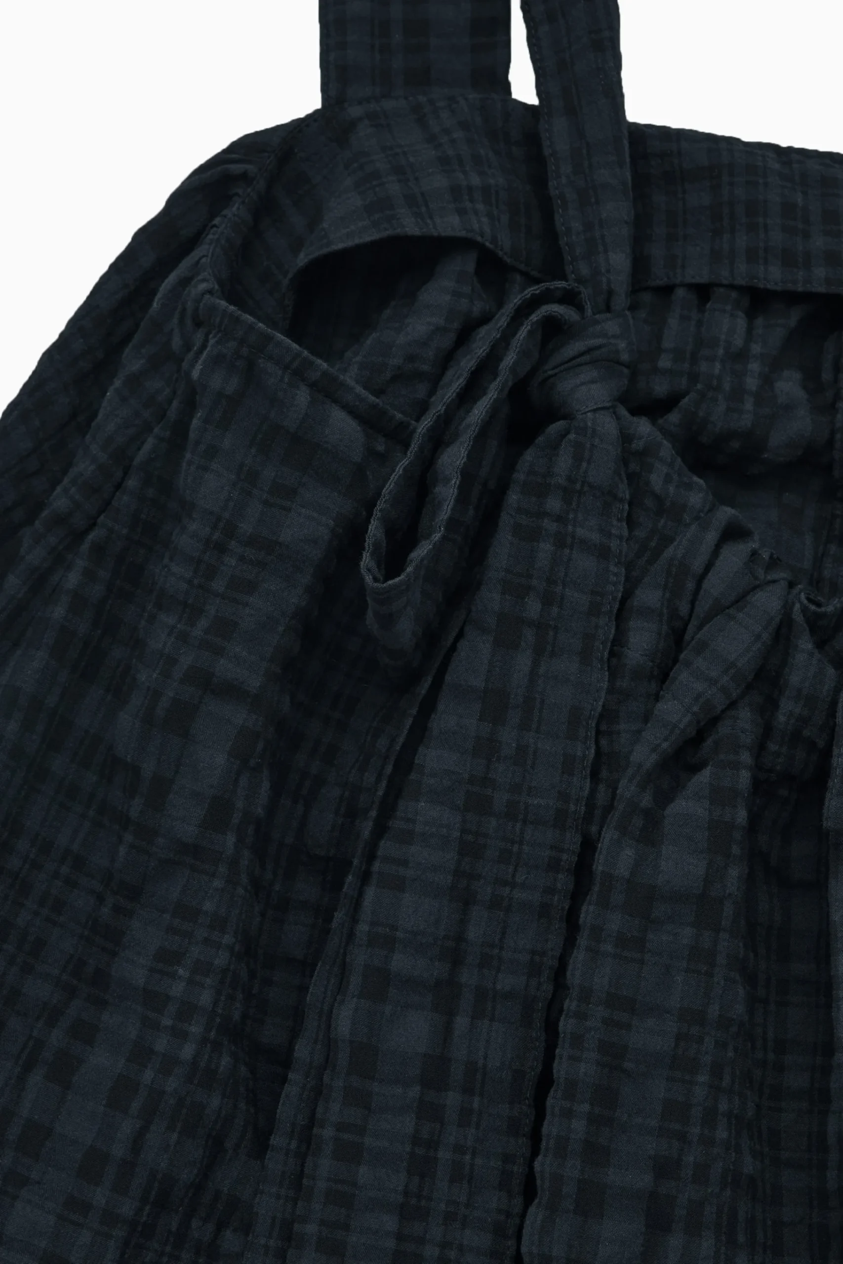 Damen COS Kleider*KARIERTES MINIKLEID AUS SEERSUCKER