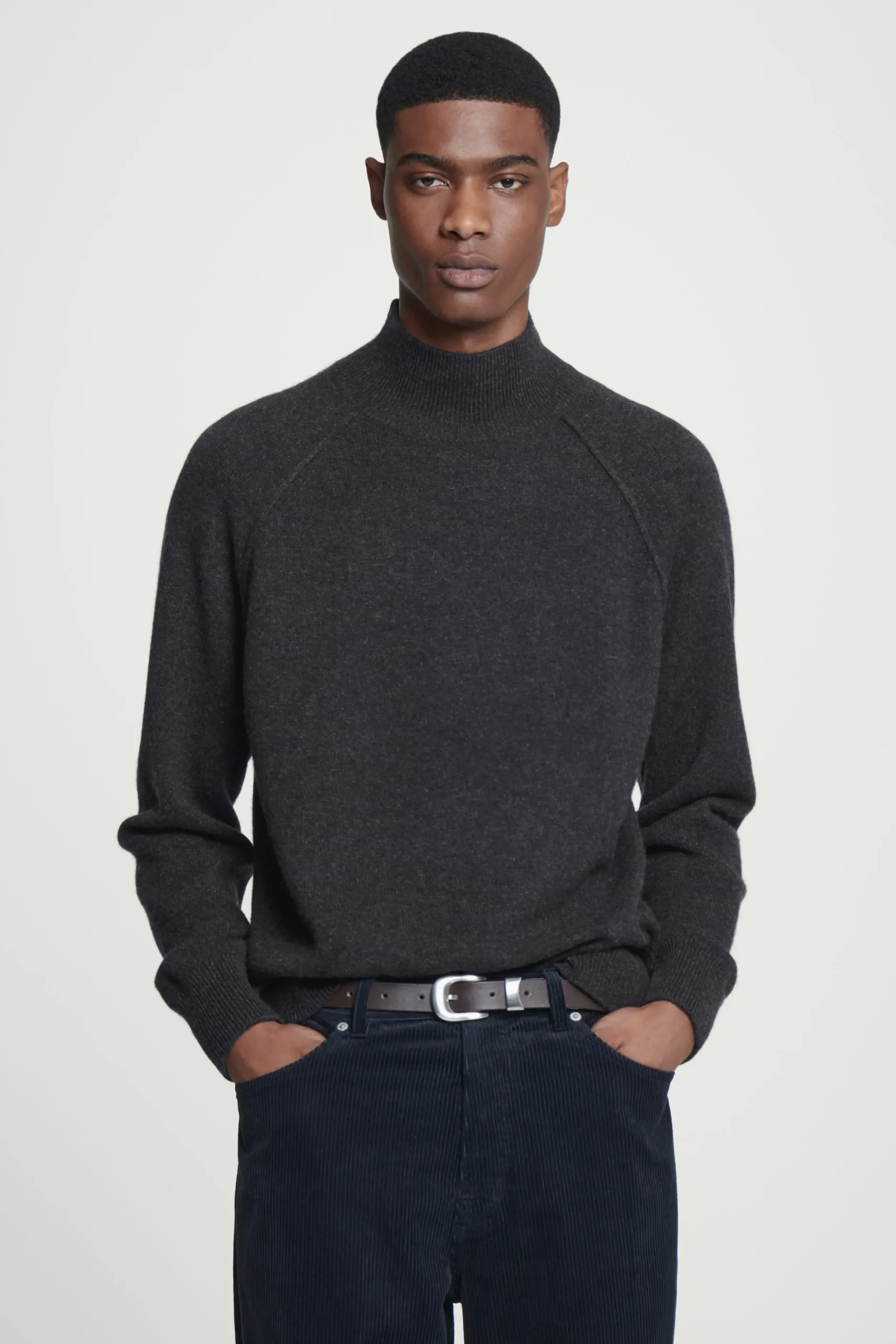 Herren COS Pullover | Strickmode*KASCHMIRPULLOVER MIT STEHKRAGEN