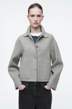 Damen COS Mäntel & Jacken*KASTENFÖRMIGE WOLLJACKE AUS DOUBLEFACE-MATERIAL