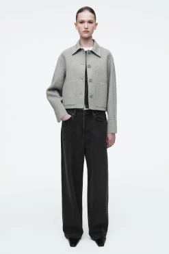Damen COS Mäntel & Jacken*KASTENFÖRMIGE WOLLJACKE AUS DOUBLEFACE-MATERIAL