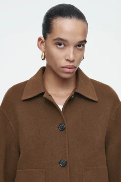 Damen COS Mäntel & Jacken*KASTENFÖRMIGE WOLLJACKE AUS DOUBLEFACE-MATERIAL