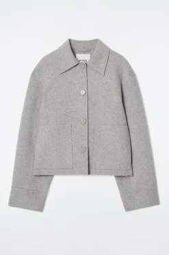 Damen COS Mäntel & Jacken*KASTENFÖRMIGE WOLLJACKE AUS DOUBLEFACE-MATERIAL