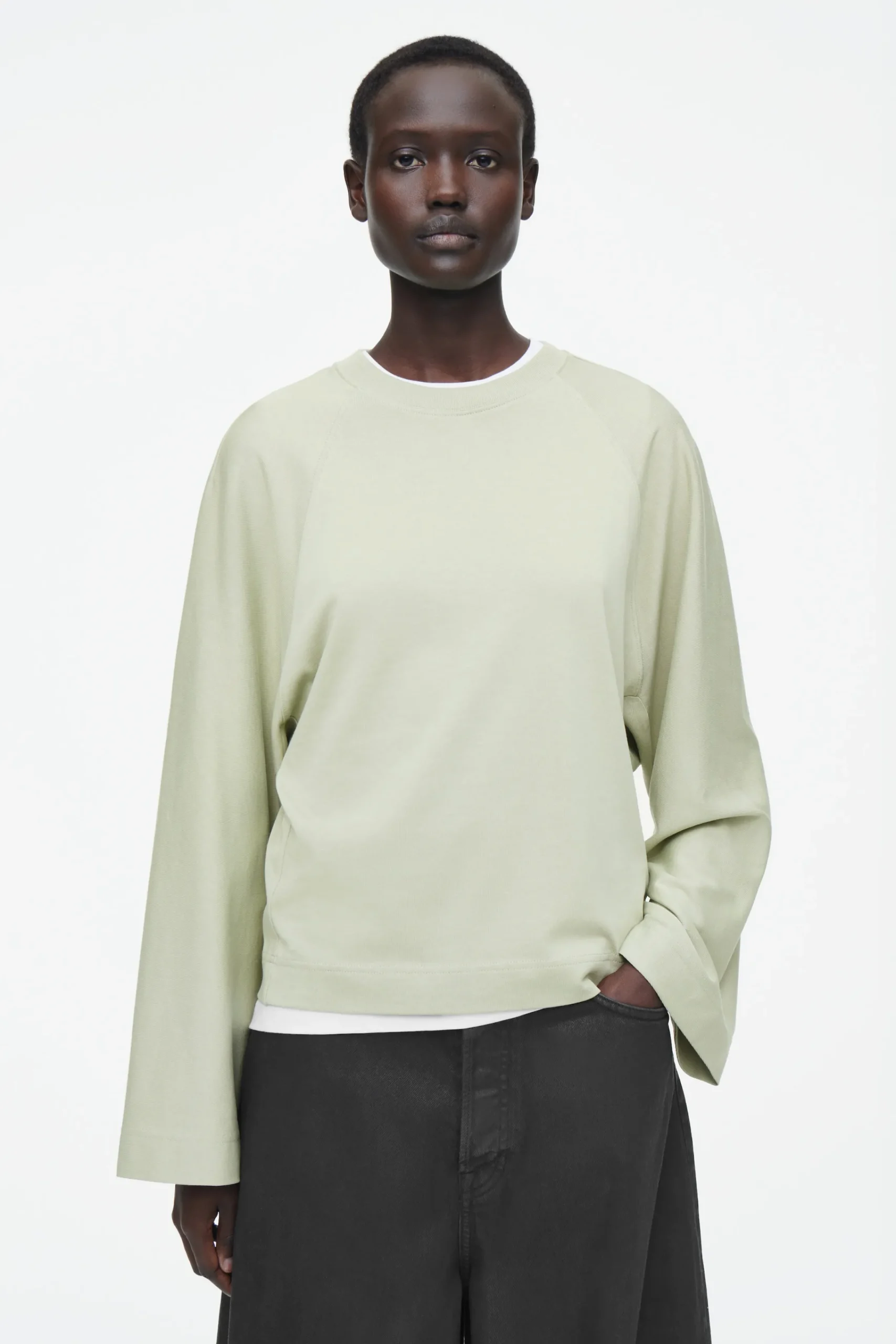 Damen COS Oberteile*KASTENFÖRMIGES LANGARMSHIRT