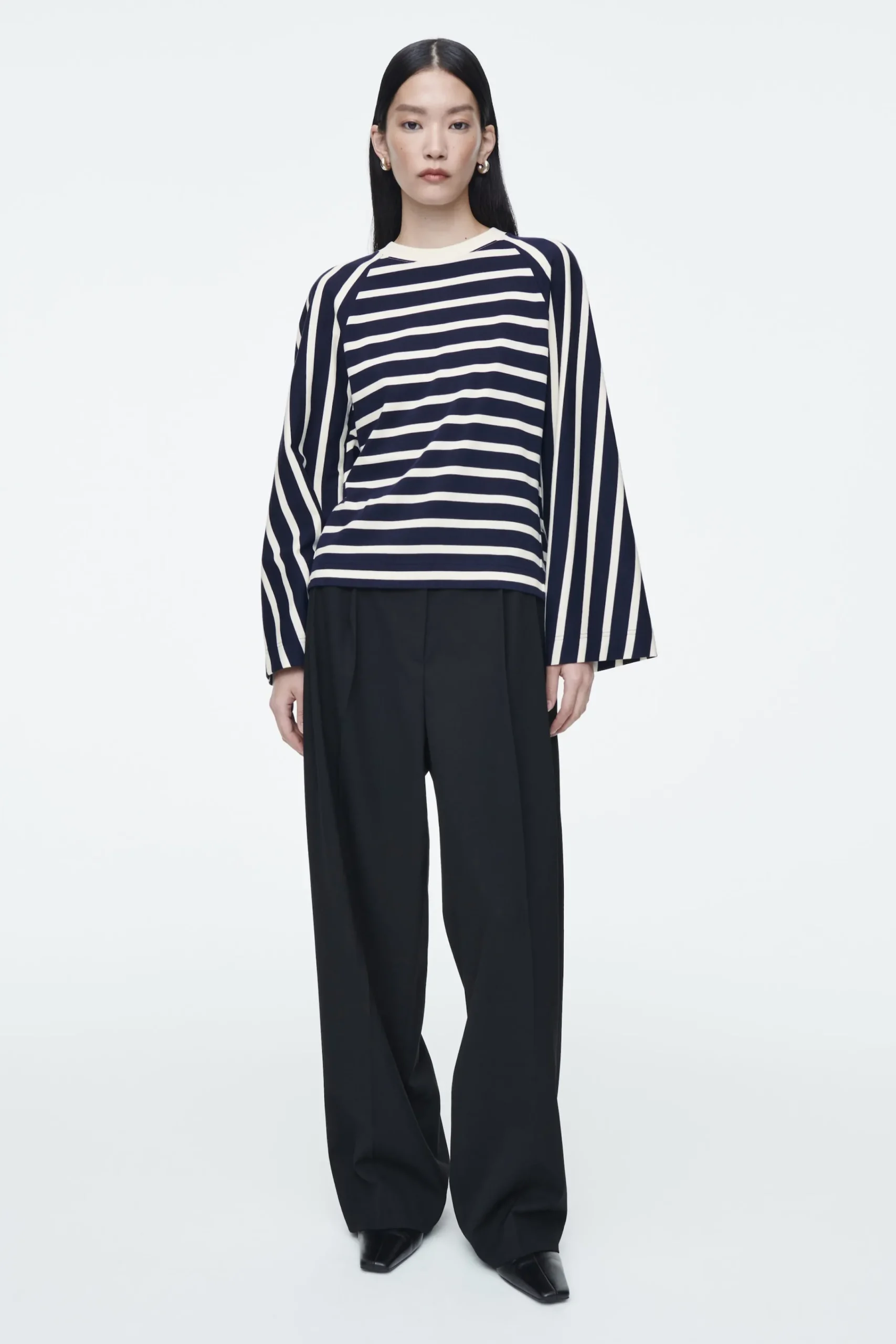 Damen COS Oberteile*KASTENFÖRMIGES LANGARMSHIRT