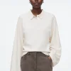 Damen COS Oberteile*KASTENFÖRMIGES POLOSHIRT MIT LANGEN ÄRMELN