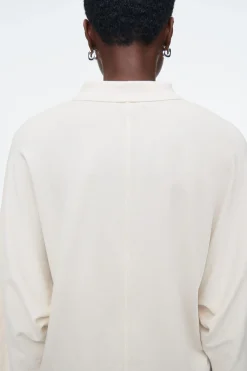 Damen COS Oberteile*KASTENFÖRMIGES POLOSHIRT MIT LANGEN ÄRMELN