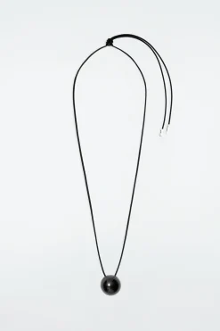 Damen COS Schmuck*KETTE MIT KUGELFÖRMIGEM GLASANHÄNGER