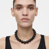 Damen COS Schmuck*KETTE MIT ONYX-PERLEN