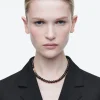 Damen COS Schmuck*KETTE MIT QUARZPERLEN