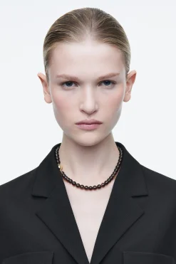 Damen COS Schmuck*KETTE MIT QUARZPERLEN