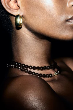 Damen COS Schmuck*KETTE MIT QUARZPERLEN