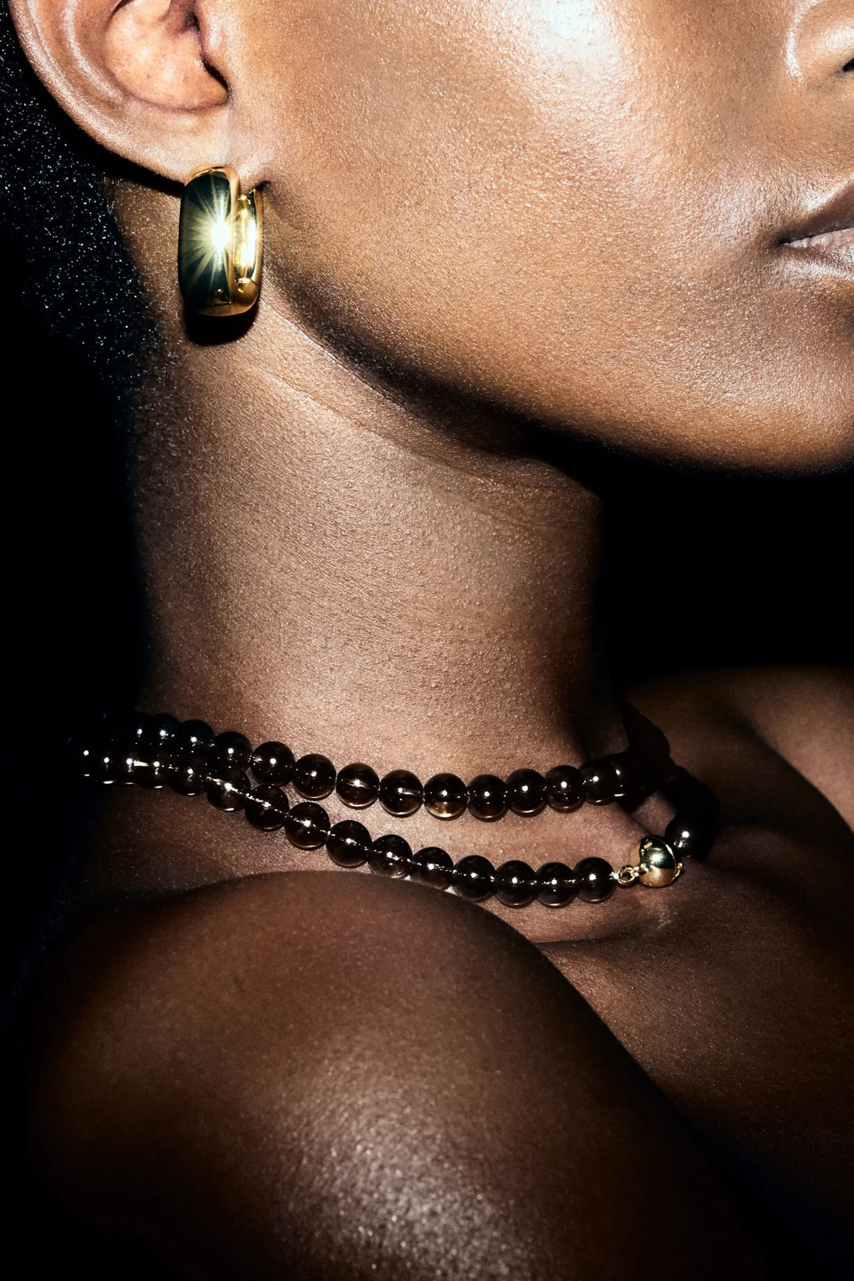 Damen COS Schmuck*KETTE MIT QUARZPERLEN
