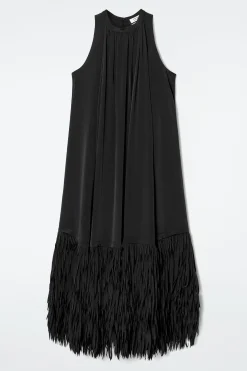 Damen COS Kleider*KLEID MIT FRANSENSAUM