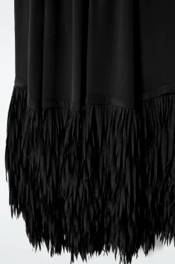 Damen COS Kleider*KLEID MIT FRANSENSAUM