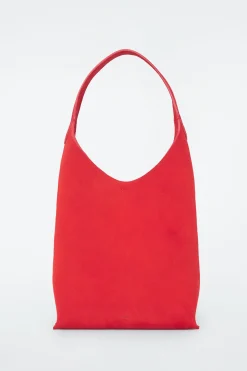 Damen COS Taschen*KLEINE SERIF TOTE BAG - VELOURSLEDER