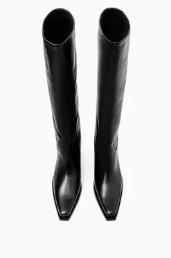 Damen COS Schuhe | Accessoires Aus Leder*KNIEHOHE COWBOYSTIEFEL AUS LEDER