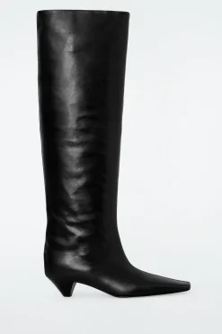 Damen COS Accessoires Aus Leder | Schuhe*KNIEHOHE LEDERSTIEFEL