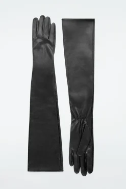 Damen COS Mützen, Schals & Handschuhe*LANGE LEDERHANDSCHUHE