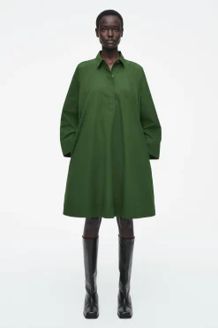 Damen COS Kleider*LANGÄRMLIGES HEMDKLEID IN A-LINIE