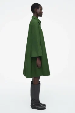 Damen COS Kleider*LANGÄRMLIGES HEMDKLEID IN A-LINIE