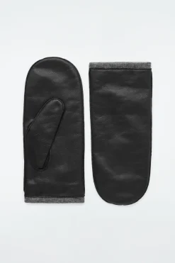Damen COS Accessoires Aus Leder | Mützen, Schals & Handschuhe*LEDERFÄUSTLINGE MIT KASCHMIRFUTTER