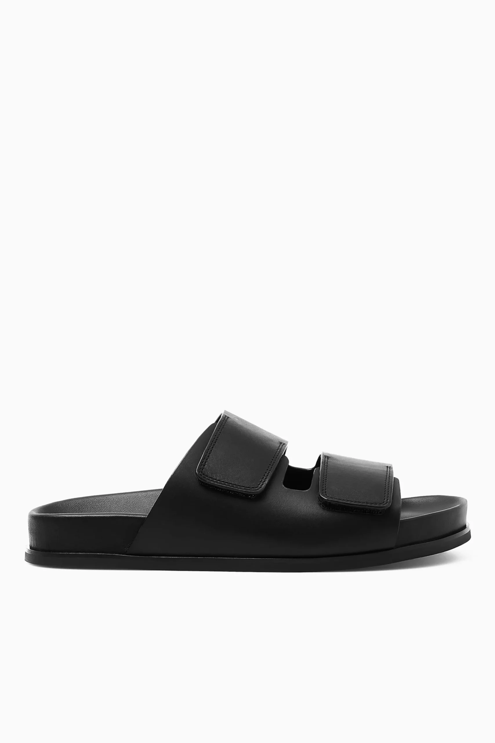 Herren COS Schuhe*LEDERPANTOLETTEN MIT BREITEN RIEMEN