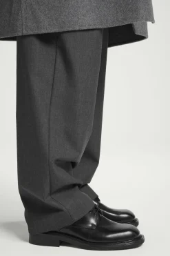 Herren COS Schuhe*LEDERSCHUHE MIT KARREEFÖRMIGER ZEHENPARTIE