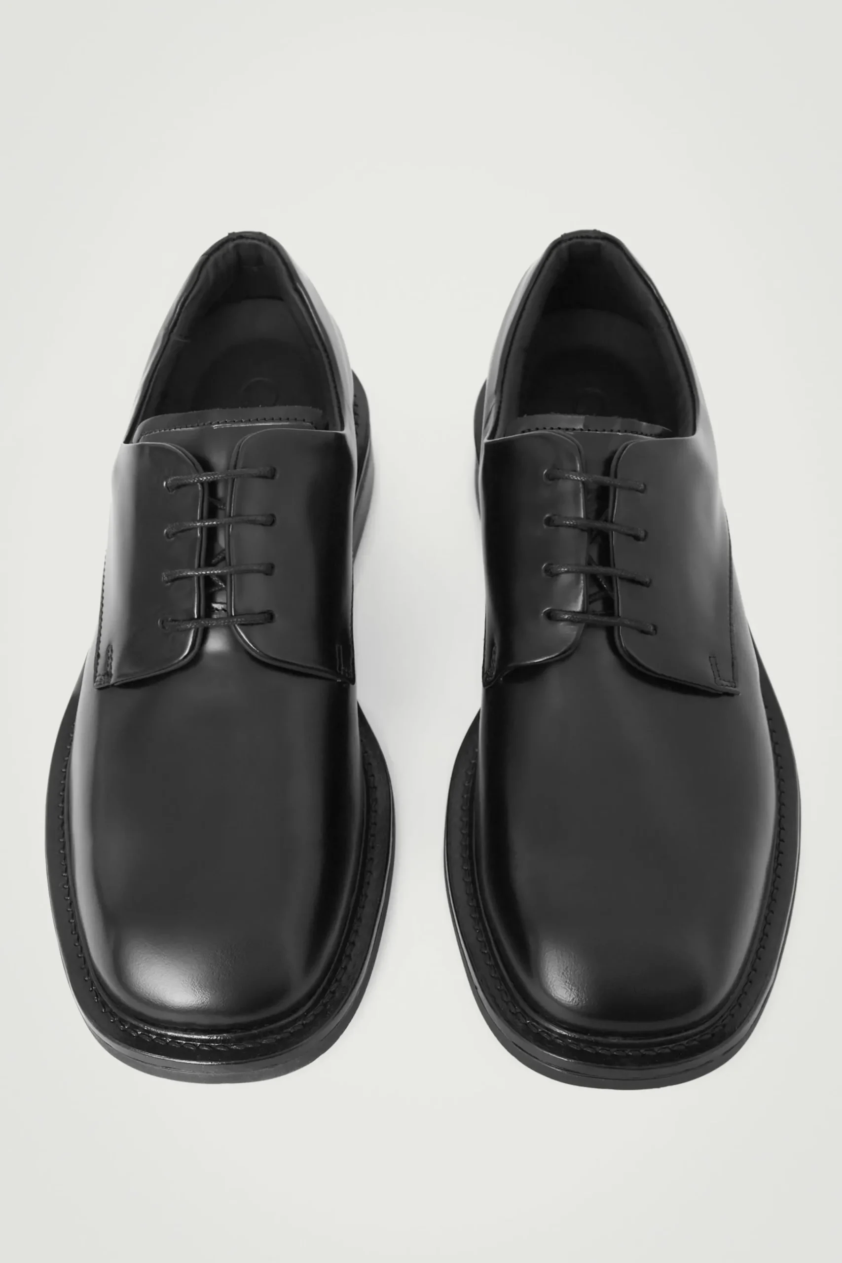 Herren COS Schuhe*LEDERSCHUHE MIT KARREEFÖRMIGER ZEHENPARTIE