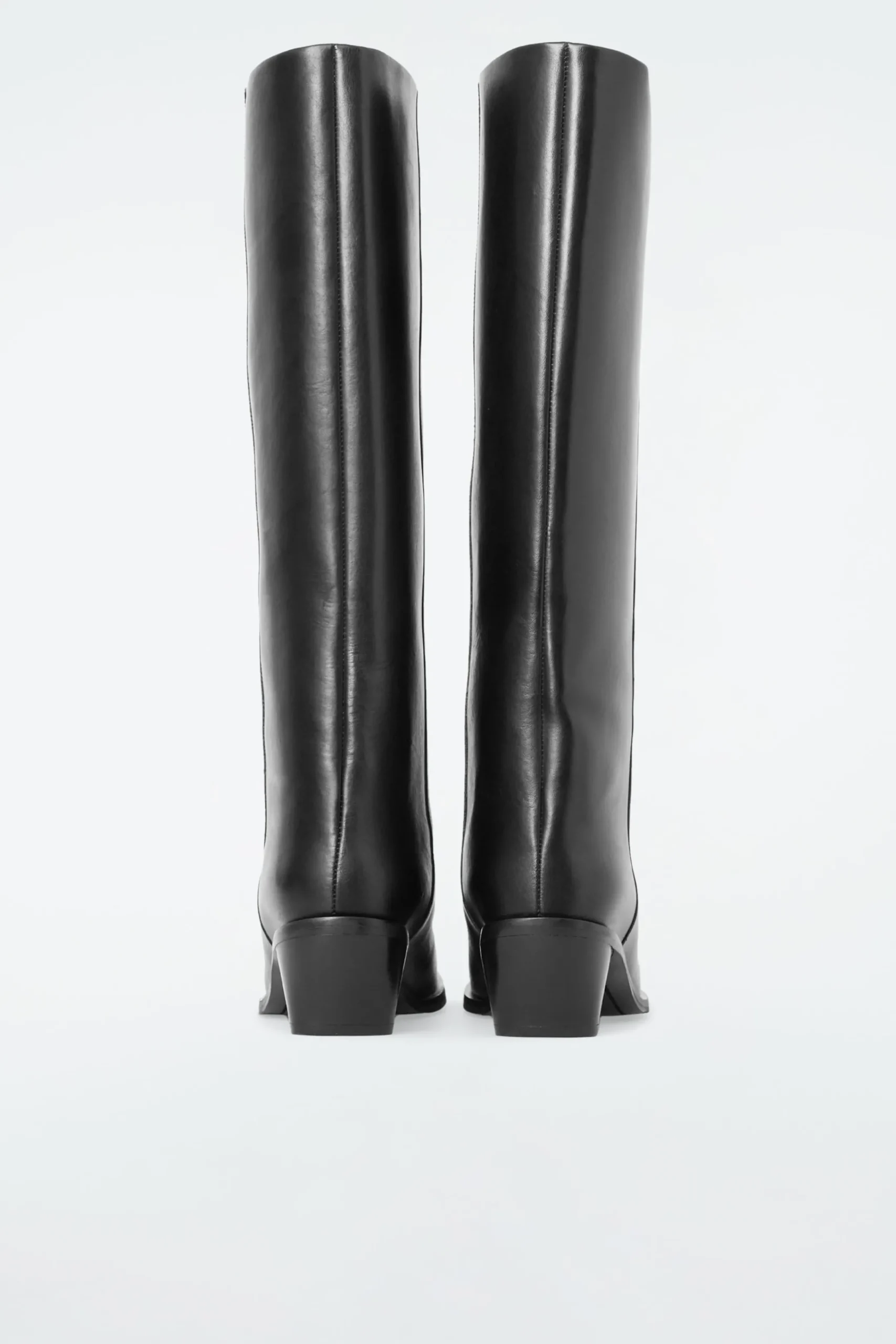Damen COS Accessoires Aus Leder | Schuhe*LEDERSTIEFEL MIT KARREEFÖRMIGER ZEHENPARTIE