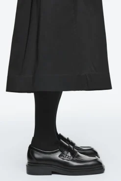 Damen COS Accessoires Aus Leder | Schuhe*LOAFERS AUS LEDER MIT KARREEFÖRMIGER ZEHENPARTIE