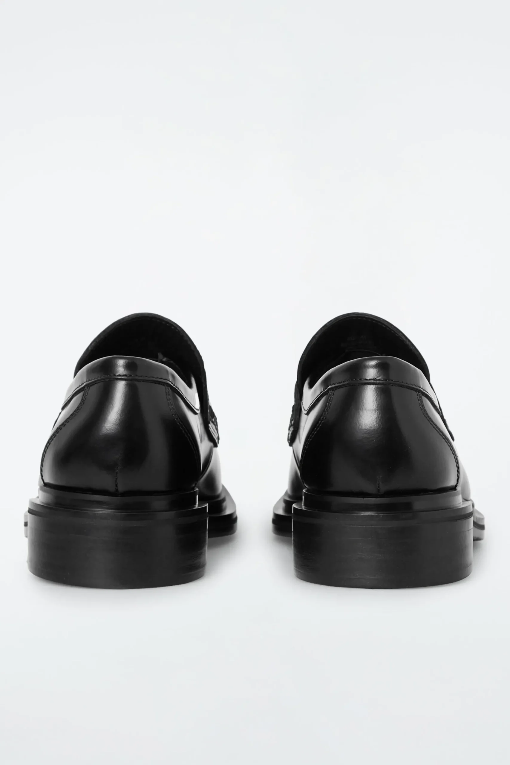 Damen COS Accessoires Aus Leder | Schuhe*LOAFERS AUS LEDER MIT KARREEFÖRMIGER ZEHENPARTIE