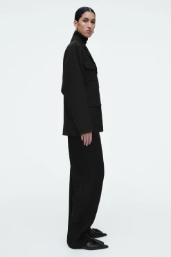 Damen COS Accessoires Aus Leder | Schuhe*LOAFERS AUS LEDER MIT KITTEN-HEEL UND FRANSEN
